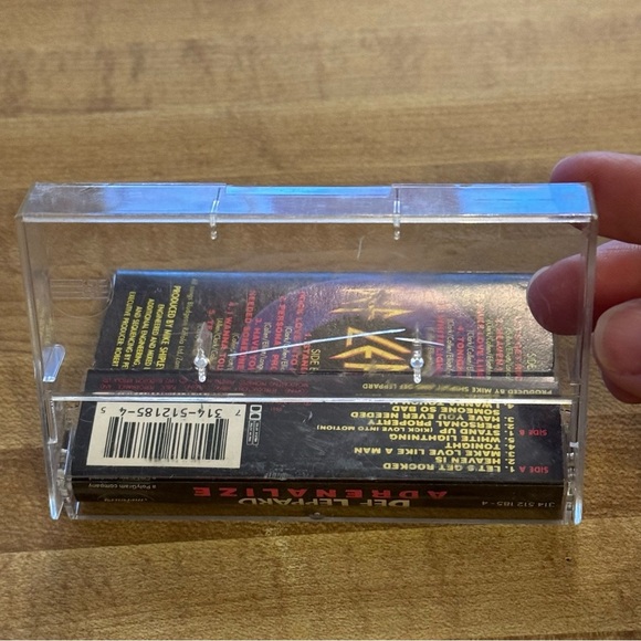 Vintage Def Leppard Adrenalize 1992 Album Cassette Tape 80s 90s Music - Picture 6 of 9